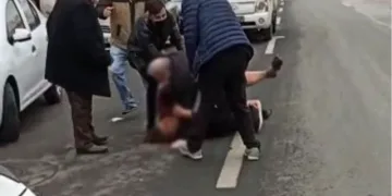 Başkentte sokak ortasında kadına şiddet!