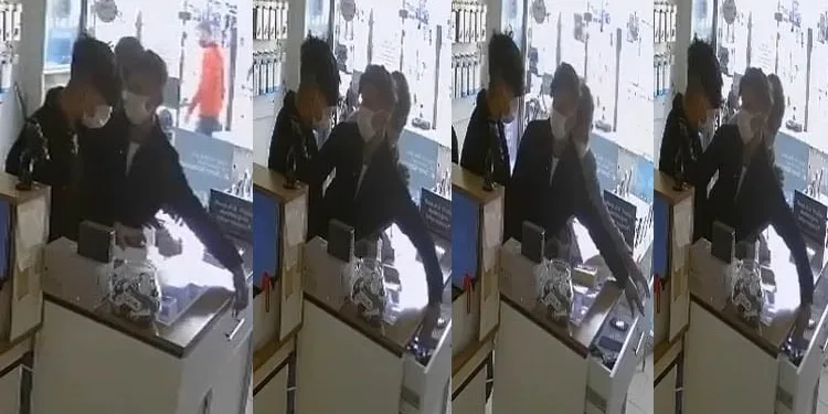 Bursa’da cep telefonu hırsızları kamerada