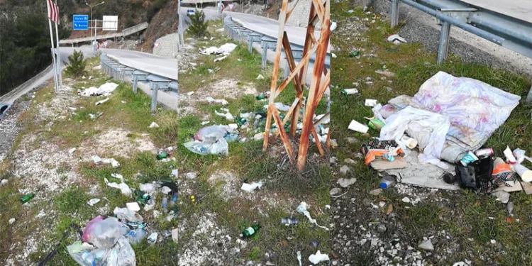 Bursa’da Doğancı Barajı çevresi çöplüğe döndü
