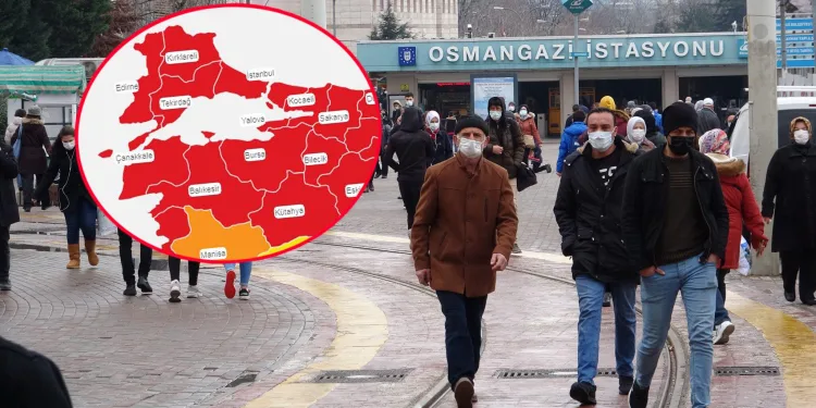 Tablo açıklandı Bursa’da vaka sayıları tırmanışa geçti