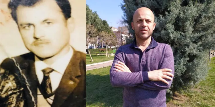 27 yıl sonra babasının gömüldüğü yeri buldu
