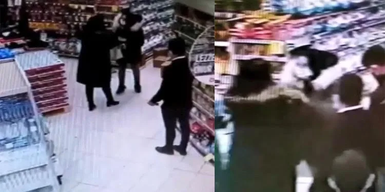Bursa’da markette hiç tanımadığı kadına saldırdı