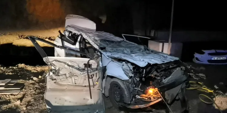 Bursa’da korkunç kaza! Takla atarak inşaat alanına uçtu