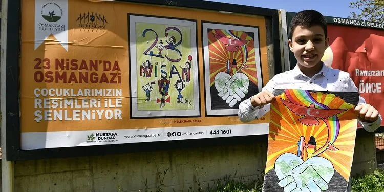 Osmangazi’den çocuklara 23 Nisan sürprizi