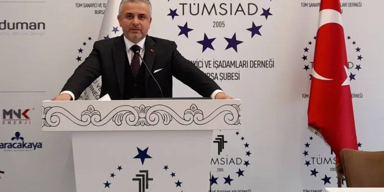 TÜMSİAD Bursa Şubesi’nde Şerbetçioğlu güven tazeledi