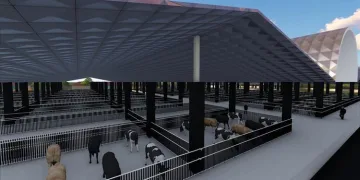 İnegöl’de yeni hayvan pazarı yükseliyor