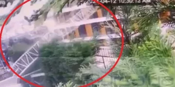Bursa’da metrelerce uzunluğundaki vinç devrildi