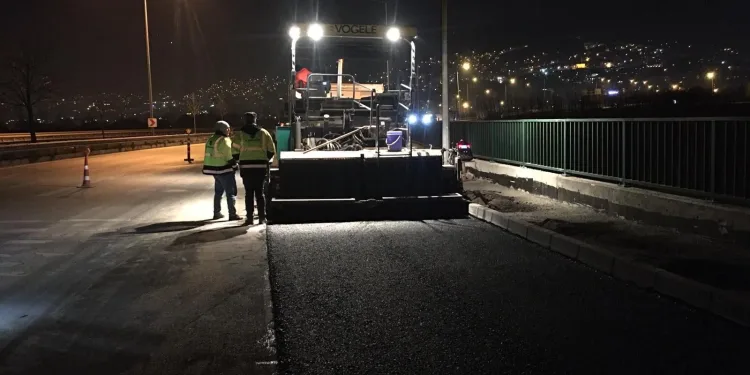 Bursa Acemler’de ilave şerit mesaisi