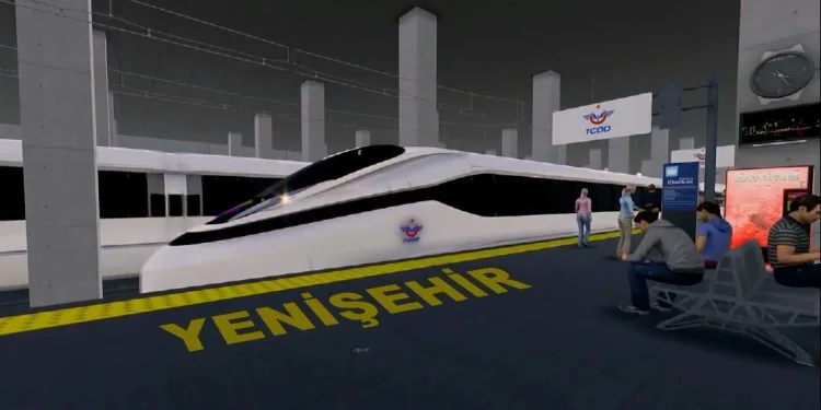 Yenişehir hızlı treni saatte 200 kilometre hıza çıkacak