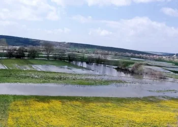 Mudanya’da tarım arazileri sular altında kaldı