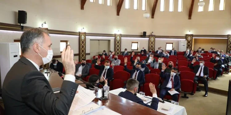 İnegöl Belediyesi nisan ayı meclis toplantısı yapıldı