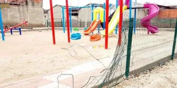Bursa’da çocuk parkını bu hale getirdiler