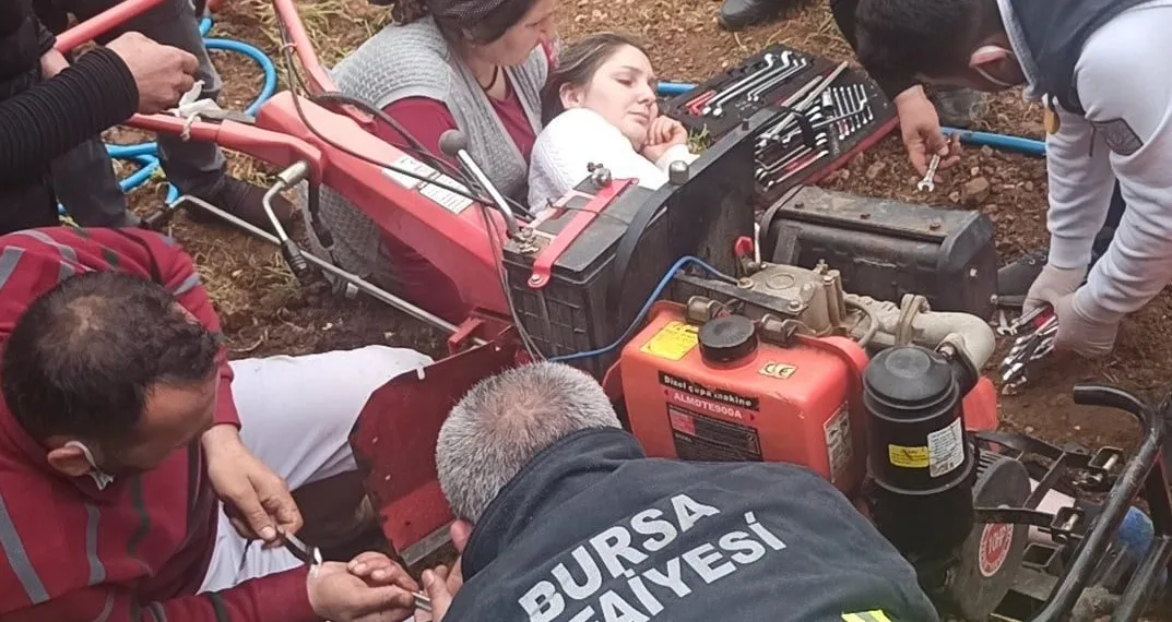 Bursa’da genç kızı kurtarmak için zamanla yarıştılar