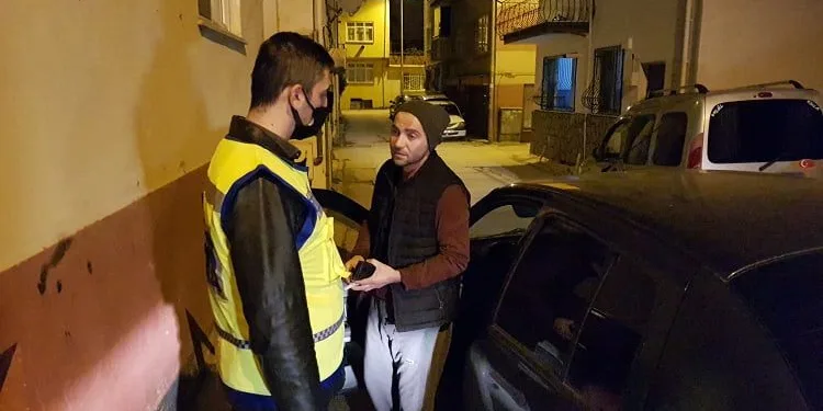 Bursa’da kısıtlamada ikinci kez alkollü yakalandı