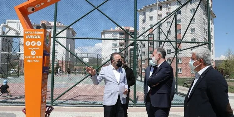 İnegöl akıllı parklarla donatılıyor