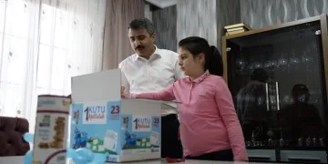 Yıldırım’dan kanser hastası çocuklara kutu kutu mutluluk