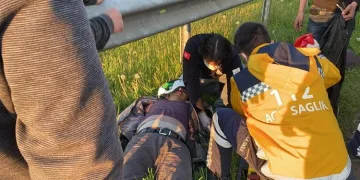 Bursa’da baba ve oğlu kazada ölümden döndü