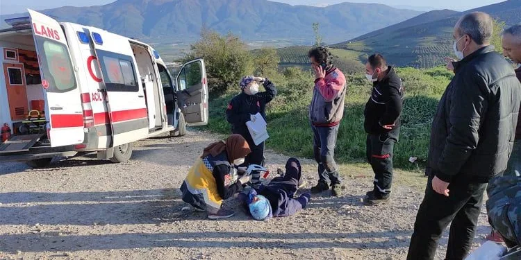 Bursa’da otomobil ile motosiklet çarpıştı