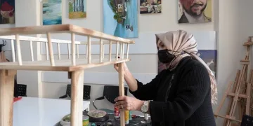 OSMEK’te eski eşyalar sanata dönüşüyor
