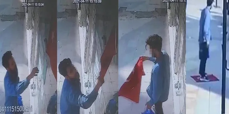 Bursa’da Türk bayrağına basmıştı, hastaneye yatırıldı