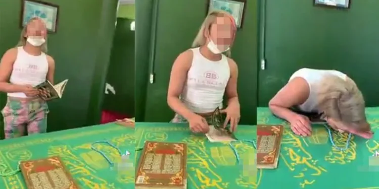 Türbede çekilen videoya gözaltı