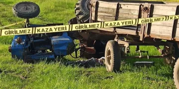 Bursa’da devrilen traktörün altında can verdi