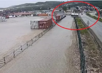 Bursa’daki servis kazası böyle yaşandı
