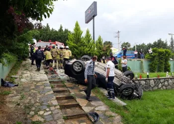Bursa’da villa bahçesine uçtu olay yerinde öldü