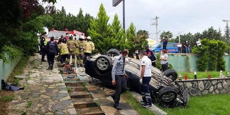 Bursa’da villa bahçesine uçtu olay yerinde öldü