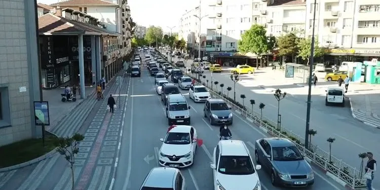Bursa’da 1500 araçla Kudüs’e destek konvoyu