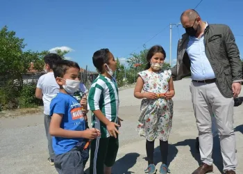 Orhaneli Belediye Başkanı Ali Aykurt bayramlaşma için köyleri gezdi