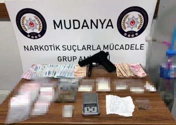Bursa Mudanya’da uyuşturucu operasyonu