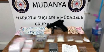 Bursa Mudanya’da uyuşturucu operasyonu