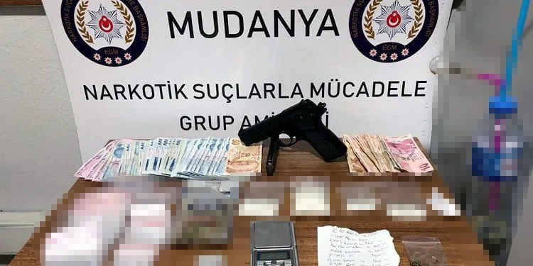 Bursa Mudanya’da uyuşturucu operasyonu