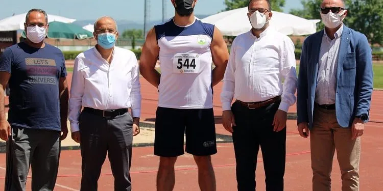 Osmangazili atlet rekor geliştirdi