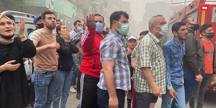 Bursa’da itfaiye ekiplerine bıçaklı tehdit