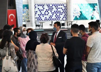 Başkan Dündar, Filistinli gençleri ağırladı