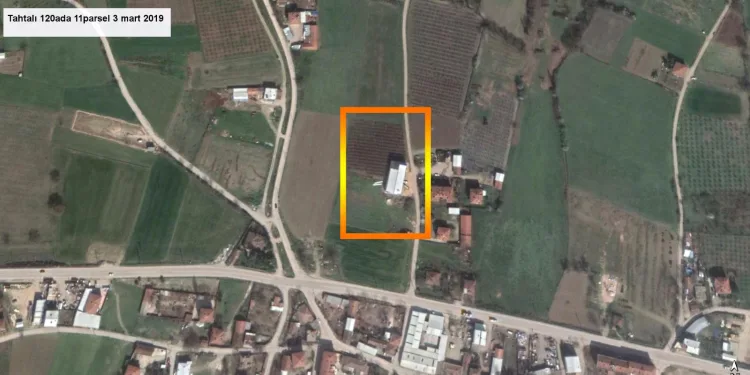 Bursa Nilüfer’de tarım arazisine kaçak fabrika
