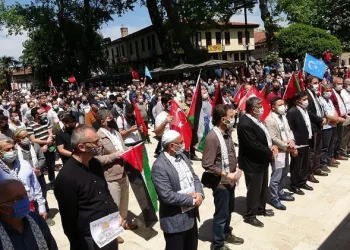 Bursa’da 2 bin kişilik gıyabi cenaze namazı