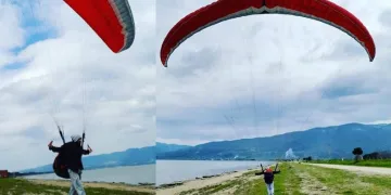 Bursa’da ölü bulunan paraşütçünün son görüntüleri