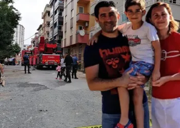 Yangının arkasından aile faciası çıktı