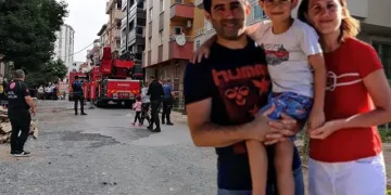 Yangının arkasından aile faciası çıktı