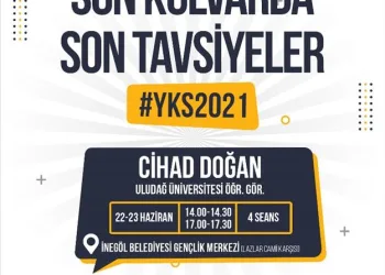 İnegöl Belediyesi’nden YKS öncesi öğrencilere son tavsiyeler