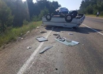 Bursa’da minibüs devrildi! Hastaneden acı haber geldi