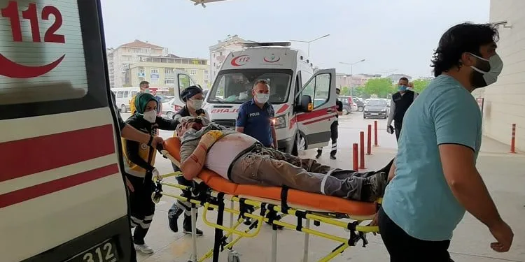 Bursa’da başını makineye çarpan işçi ölümden döndü