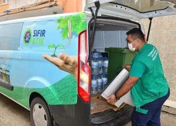 Bursa Yıldırım’da atıklar çöpe değil dönüşüme gidiyor
