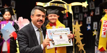 Yıldırımlı miniklerin mezuniyet heyecanı