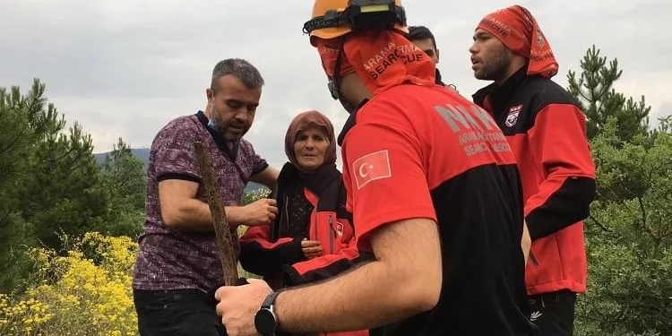 Bursa’da 100 kişilik ekip 12 saat sonra buldu