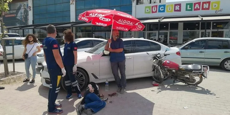 Bursa’da yaralılara şemsiyeli yardım
