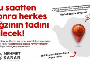 CANLI – Mustafakemalpaşa Peynir Tatlısı coğrafi işaret tescil tanıtım töreni